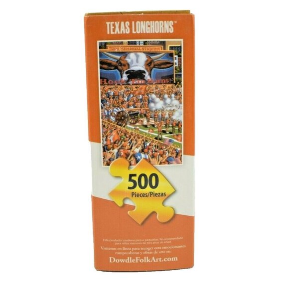 Dowdle Puzzles UT Texas Longhorns Memorial Stadium 500 Piece Jigsaw Puzzle New - Picture 5 of 6